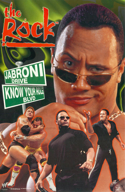 WRESTLING - ROCK COLLAGE - POSTER LC5H