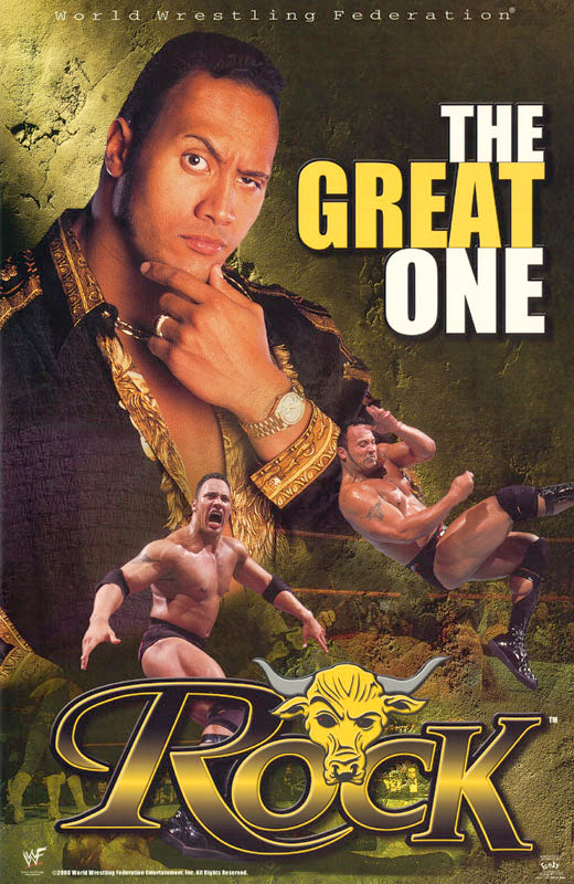 WRESTLING - ROCK, THE GREAT ONE - POSTER LC3G