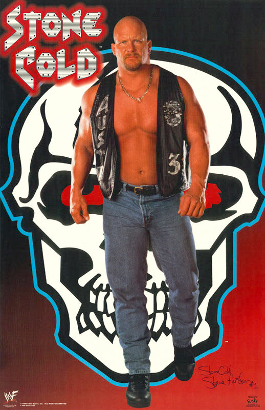 WRESTLING - STEVE AUSTIN -POSTER LW20J