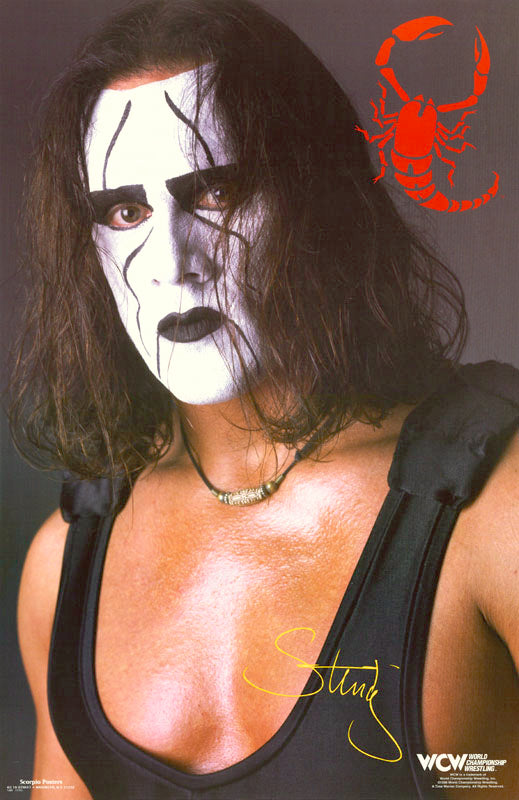 Sting Vintage Wrestling Poster
