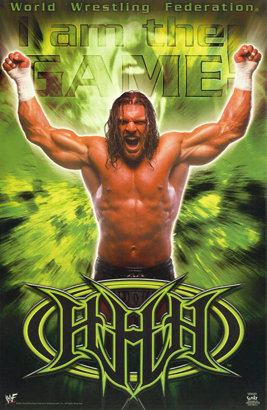 WRESTLING- TRIPLE H - POSTER BW2C