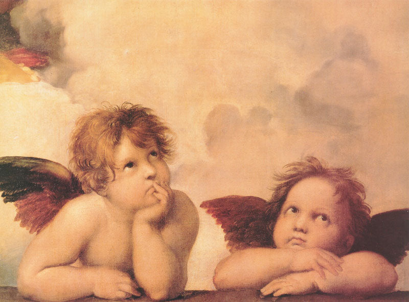 baby angels (2) looking to heaven - POSTER LW1G