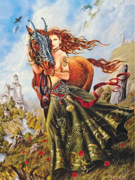 BRIAR HORSE FANTASY POSTER