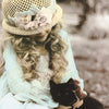 girl holding black cat - POSTER RW6F