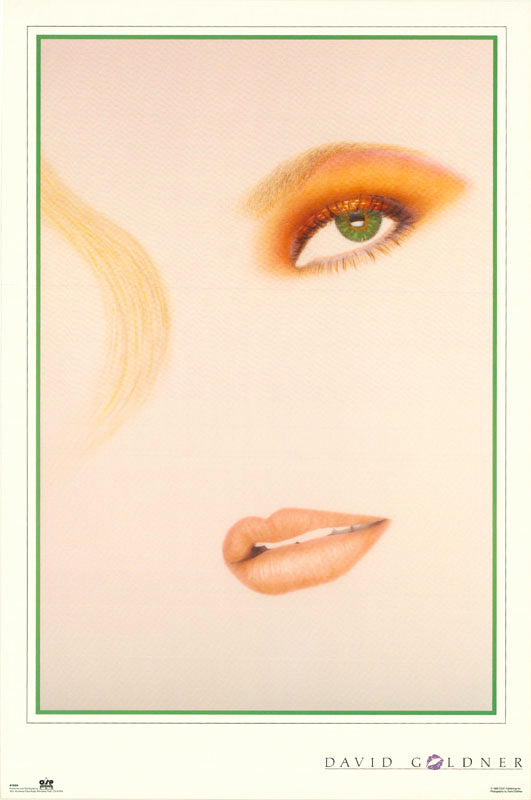 lady's face-mouth & 1 eye - POSTER LW4M