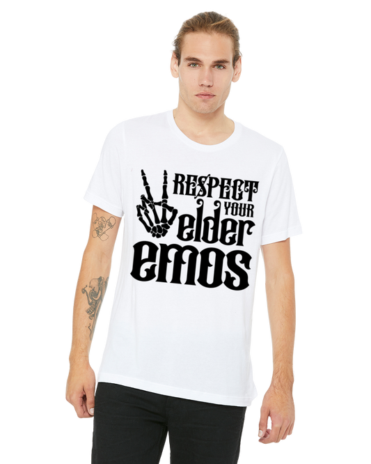 PRE-ORDER: RESPECT YOUR ELDER EMOS T-SHIRT