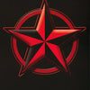 red $ black star 8  circle POSTER